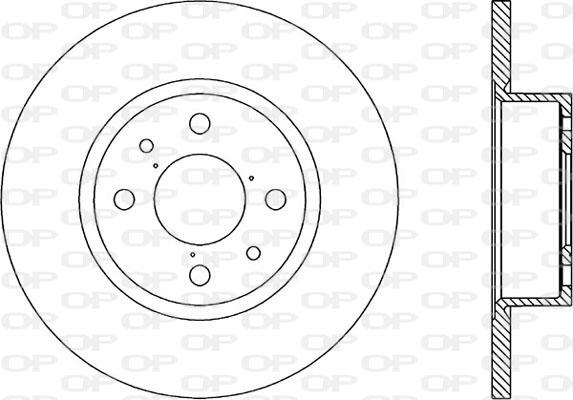 Open Parts BDR1135.10 - Kočioni disk www.molydon.hr