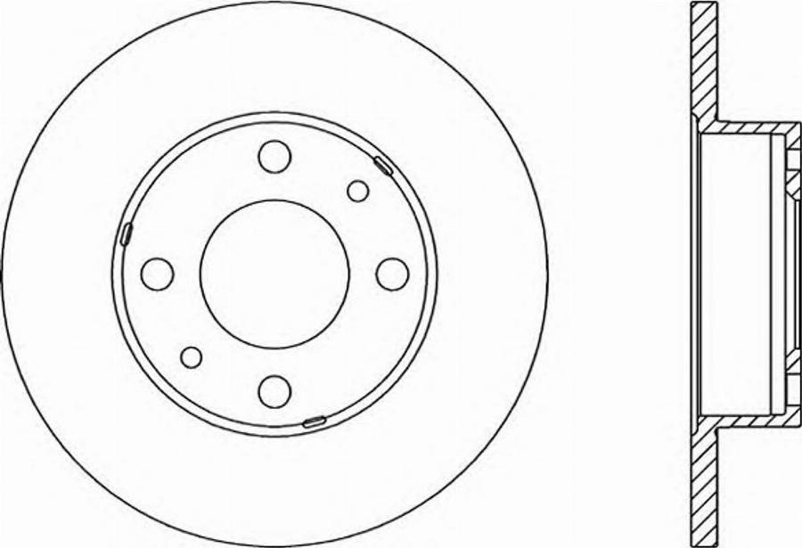 Open Parts BDR1131.10 - Kočioni disk www.molydon.hr