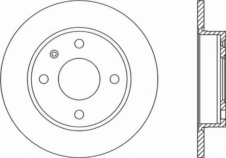 Open Parts BDR1175.10 - Kočioni disk www.molydon.hr