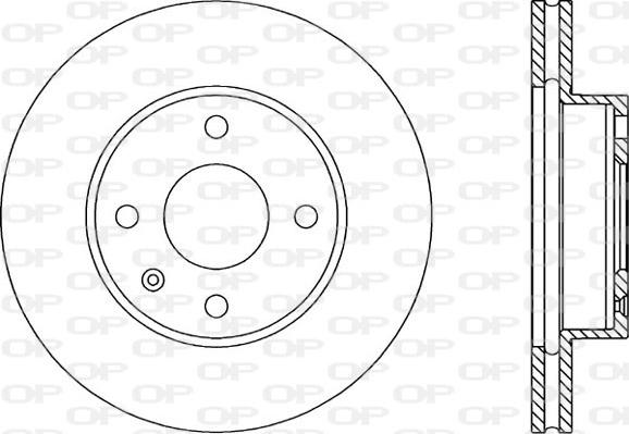 Open Parts BDR1170.20 - Kočioni disk www.molydon.hr