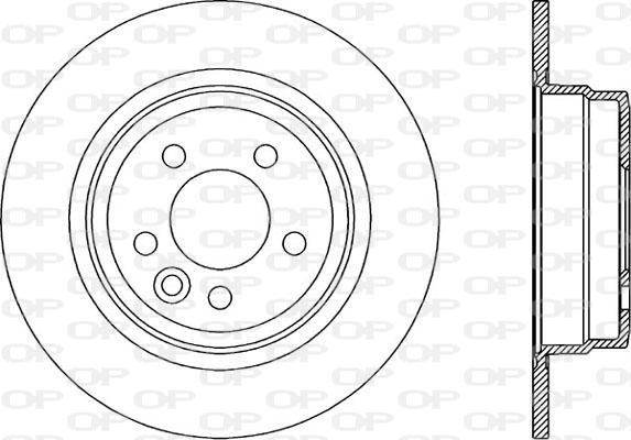 Open Parts BDR1894.10 - Kočioni disk www.molydon.hr