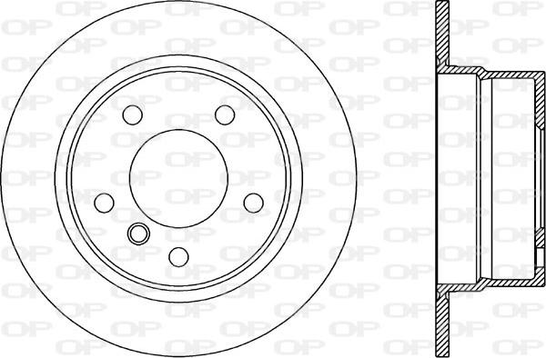 Open Parts BDR1890.10 - Kočioni disk www.molydon.hr