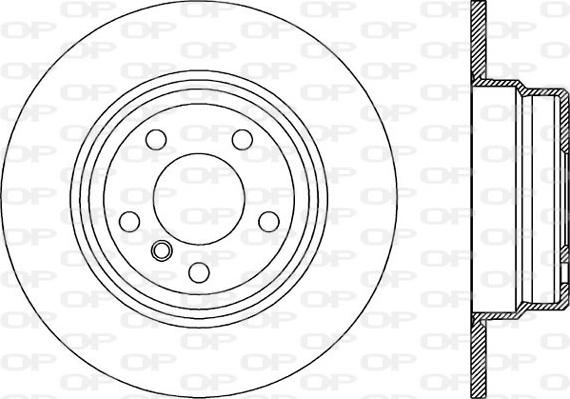 Open Parts BDR1891.10 - Kočioni disk www.molydon.hr