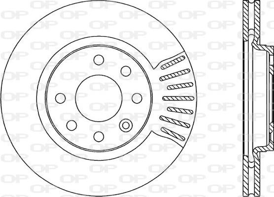 Open Parts BDR1845.20 - Kočioni disk www.molydon.hr