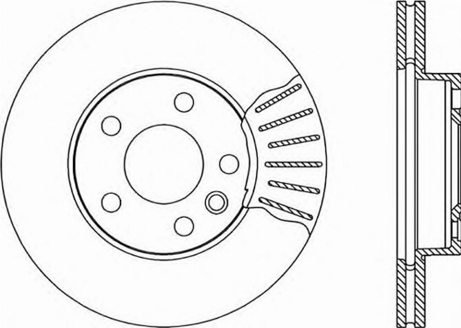 Open Parts BDR1843.20 - Kočioni disk www.molydon.hr