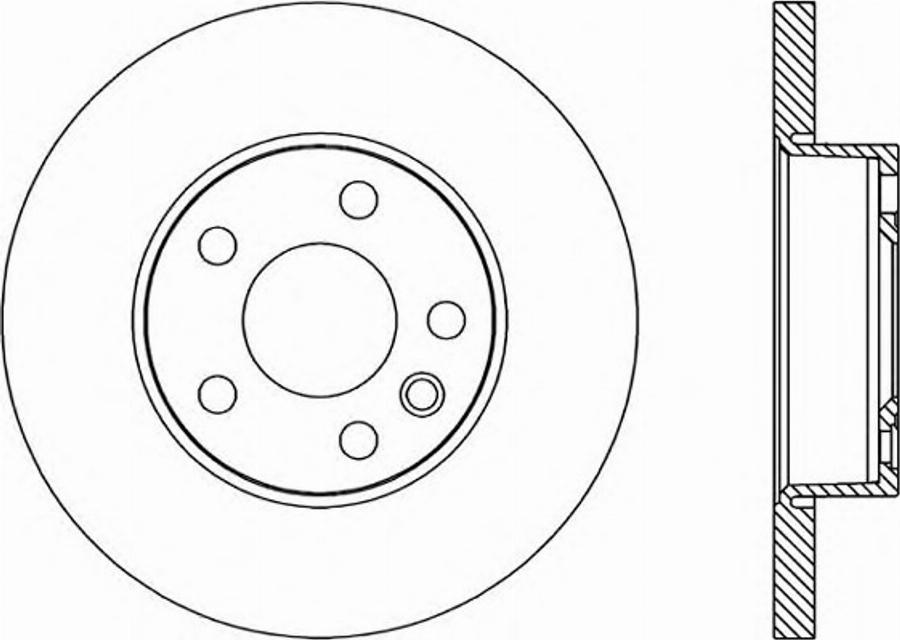 Open Parts BDR1842.10 - Kočioni disk www.molydon.hr