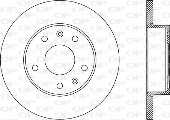 Open Parts BDR1853.10 - Kočioni disk www.molydon.hr