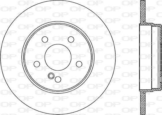 Open Parts BDR1861.10 - Kočioni disk www.molydon.hr