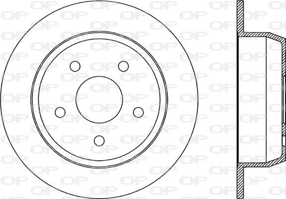 Open Parts BDR1862.10 - Kočioni disk www.molydon.hr