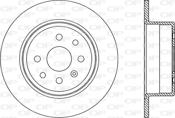 Open Parts BDR1804.10 - Kočioni disk www.molydon.hr