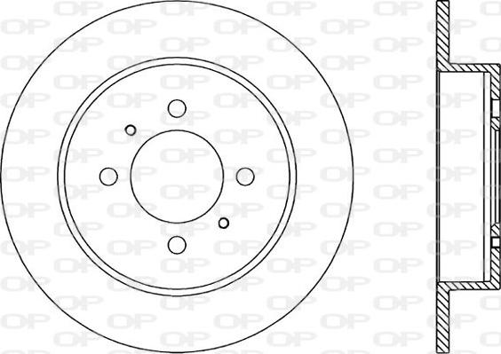 Open Parts BDR1800.10 - Kočioni disk www.molydon.hr