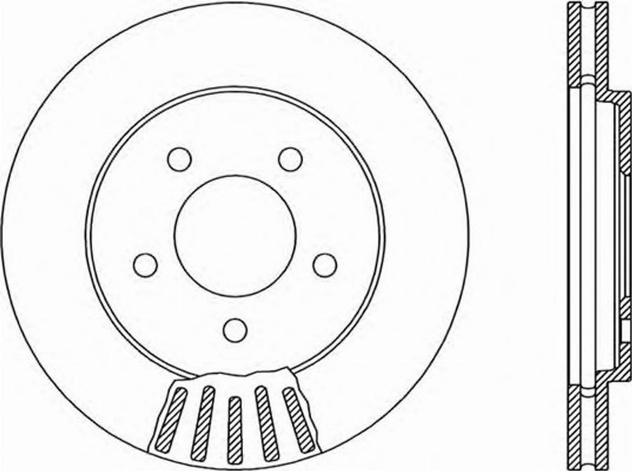 Open Parts BDR1871.20 - Kočioni disk www.molydon.hr