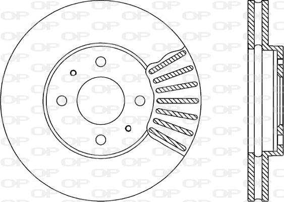 Open Parts BDR1399.20 - Kočioni disk www.molydon.hr