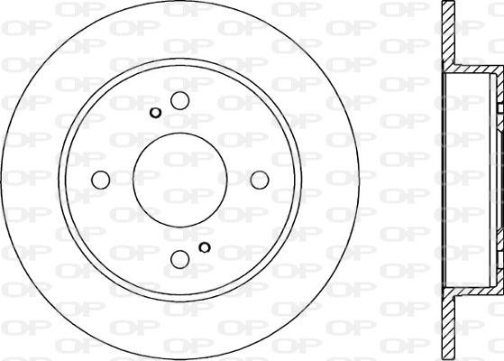 Open Parts BDR1392.10 - Kočioni disk www.molydon.hr