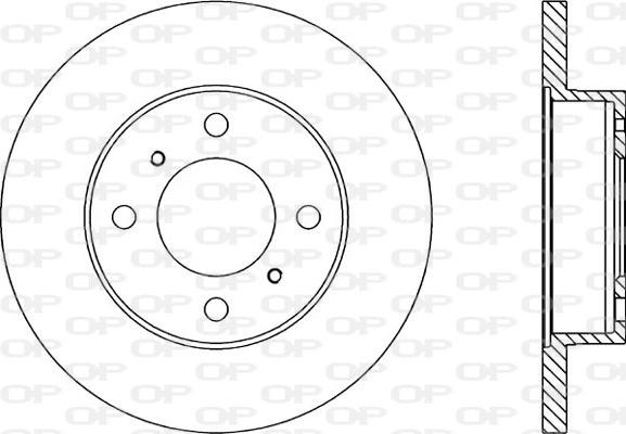 Open Parts BDR1349.10 - Kočioni disk www.molydon.hr