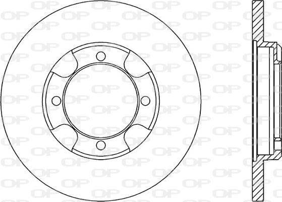 Open Parts BDR1347.10 - Kočioni disk www.molydon.hr