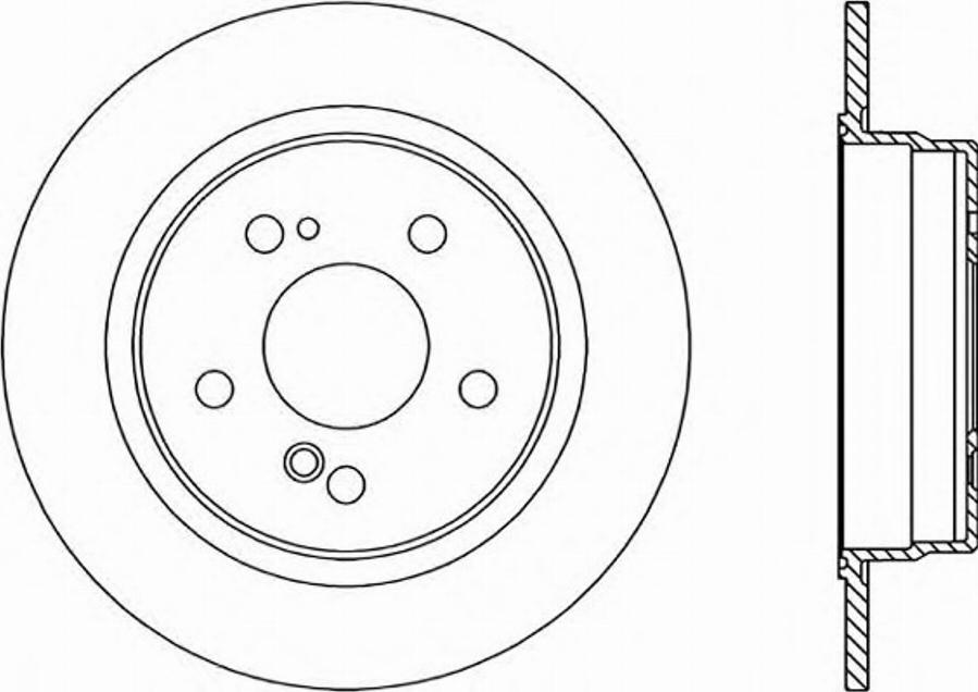 Open Parts BDR1300.10 - Kočioni disk www.molydon.hr