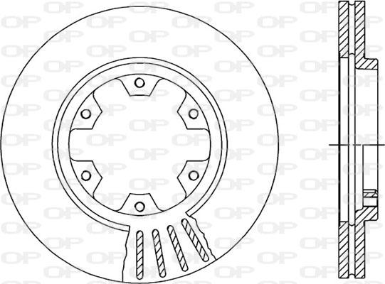 Open Parts BDR1384.20 - Kočioni disk www.molydon.hr