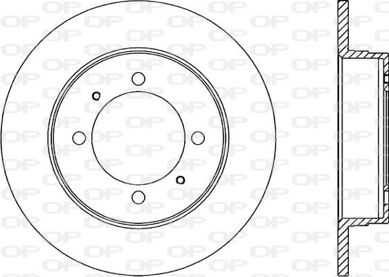 Open Parts BDR1335.10 - Kočioni disk www.molydon.hr