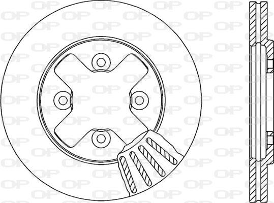 Open Parts BDR1371.20 - Kočioni disk www.molydon.hr