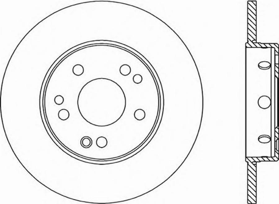 Open Parts BDR1294.10 - Kočioni disk www.molydon.hr