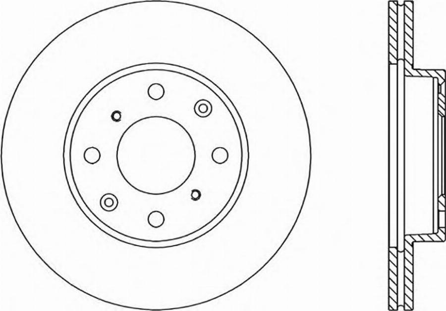 Open Parts BDR1204.20 - Kočioni disk www.molydon.hr