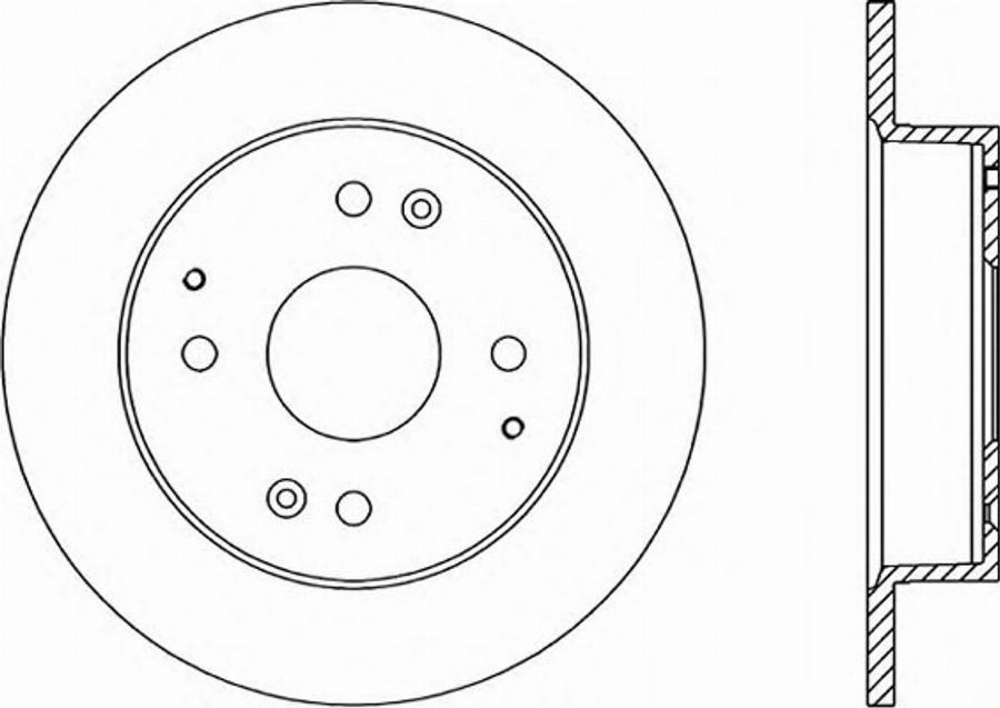 Open Parts BDR1214.10 - Kočioni disk www.molydon.hr