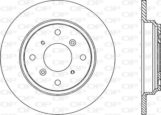 Open Parts BDR1218.10 - Kočioni disk www.molydon.hr