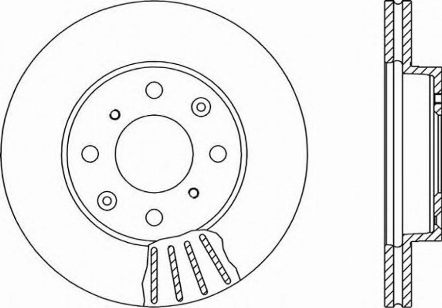 Open Parts BDR1213.20 - Kočioni disk www.molydon.hr