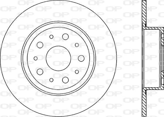 Open Parts BDR1234.10 - Kočioni disk www.molydon.hr