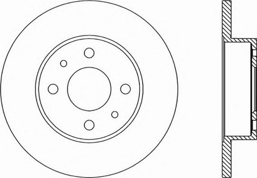 Open Parts BDR1229.10 - Kočioni disk www.molydon.hr