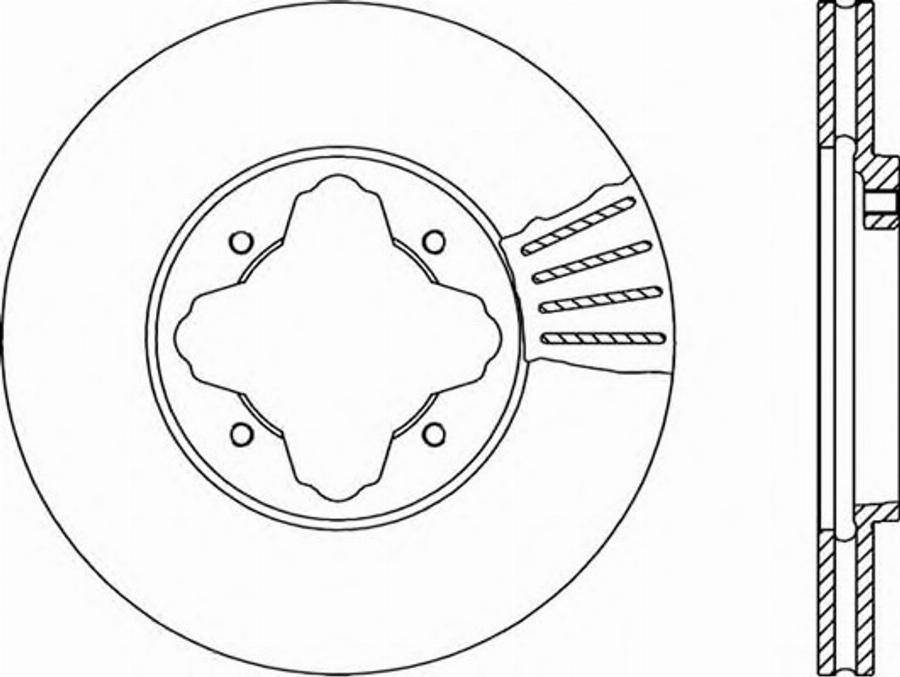 Open Parts BDR1222.20 - Kočioni disk www.molydon.hr