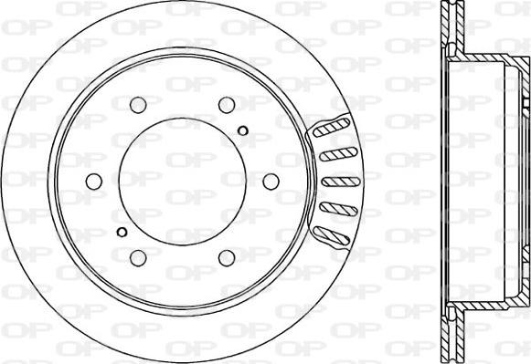 Open Parts BDR1796.20 - Kočioni disk www.molydon.hr