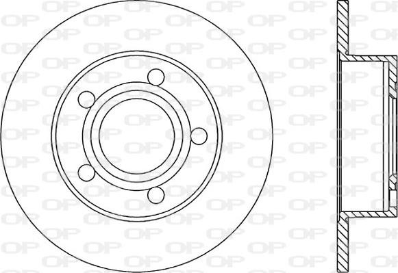 Open Parts BDR1742.10 - Kočioni disk www.molydon.hr