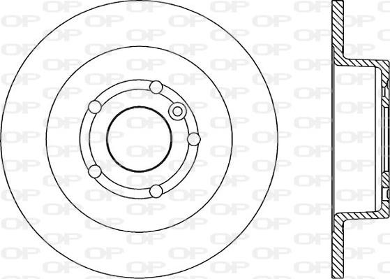 Open Parts BDR1750.10 - Kočioni disk www.molydon.hr