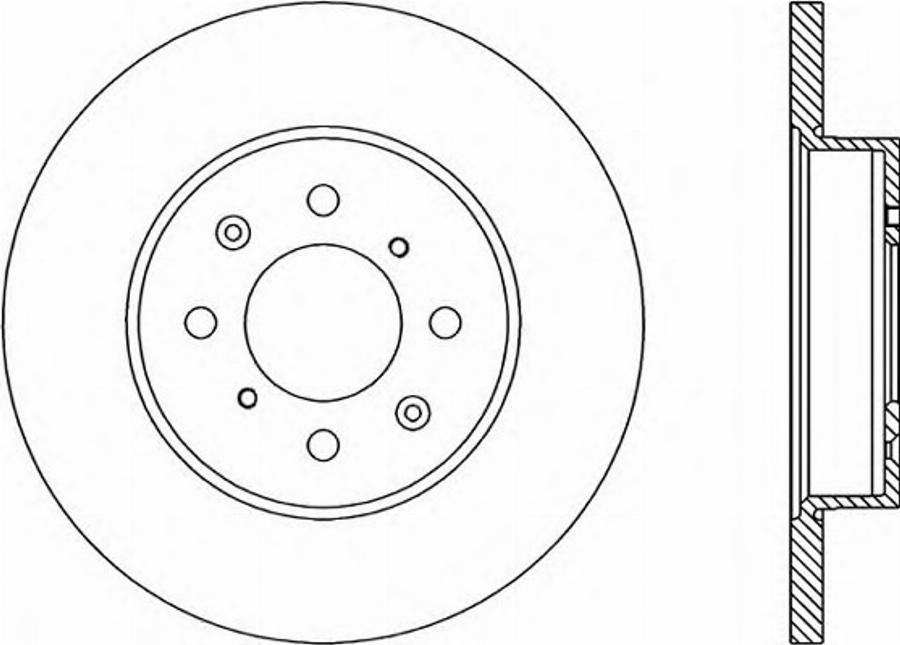 Open Parts BDR1752.10 - Kočioni disk www.molydon.hr