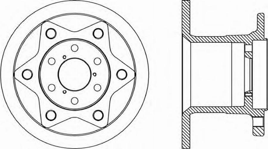 Open Parts BDR1767.10 - Kočioni disk www.molydon.hr