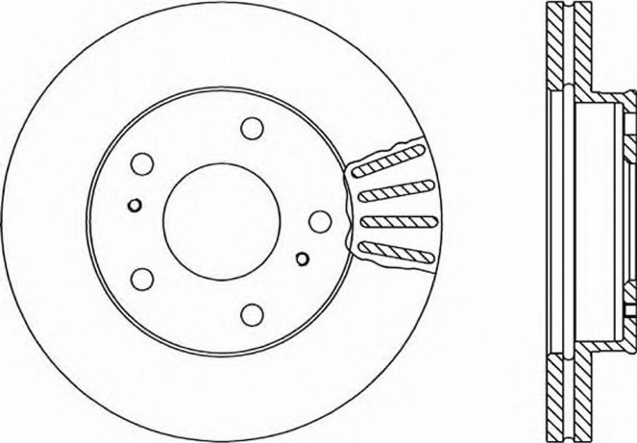 Open Parts BDR1709.20 - Kočioni disk www.molydon.hr