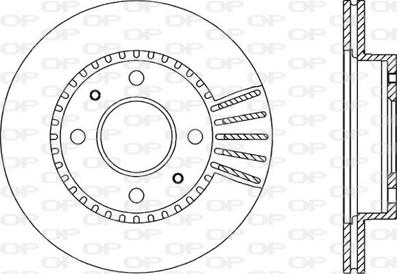 Open Parts BDR1707.20 - Kočioni disk www.molydon.hr