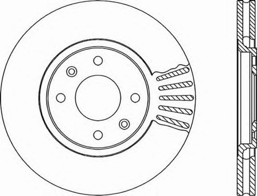 Open Parts BDR1715.20 - Kočioni disk www.molydon.hr