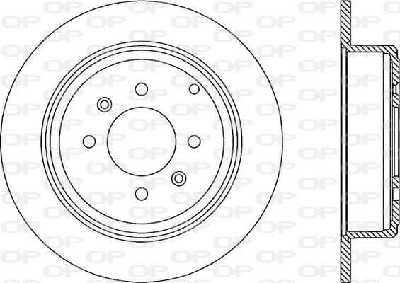 Open Parts BDR1716.10 - Kočioni disk www.molydon.hr