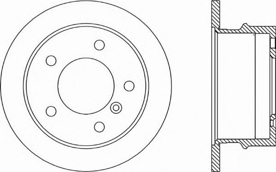 Open Parts BDR1784.10 - Kočioni disk www.molydon.hr