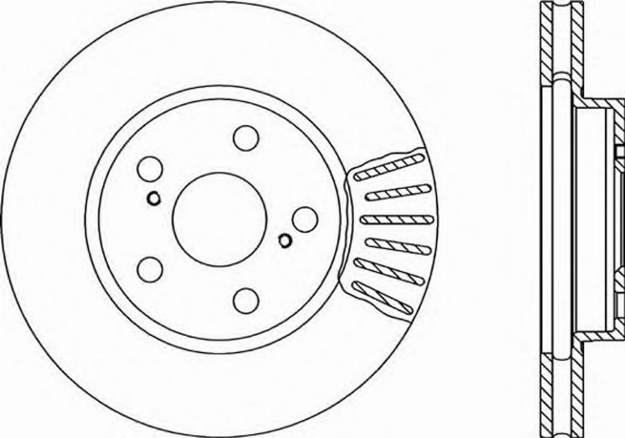 Open Parts BDR1725.20 - Kočioni disk www.molydon.hr