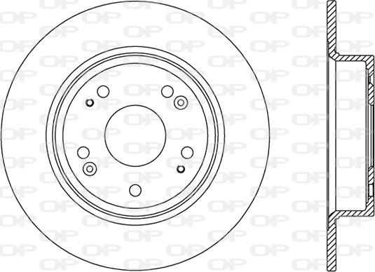 Open Parts BDR2495.10 - Kočioni disk www.molydon.hr