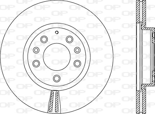 Open Parts BDR2491.20 - Kočioni disk www.molydon.hr