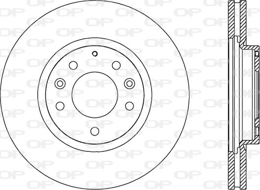 Open Parts BDR2493.20 - Kočioni disk www.molydon.hr