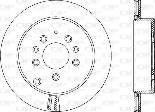 Open Parts BDR2492.20 - Kočioni disk www.molydon.hr