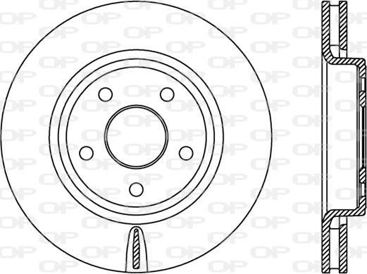 Open Parts BDR2445.20 - Kočioni disk www.molydon.hr