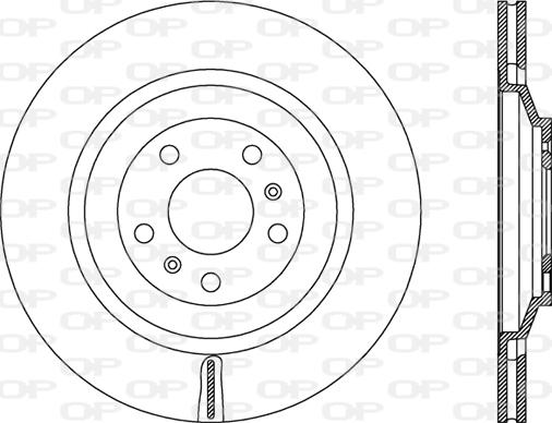 Open Parts BDR2441.20 - Kočioni disk www.molydon.hr