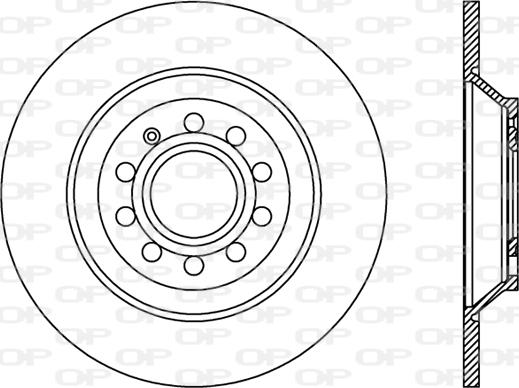 Open Parts BDR2442.10 - Kočioni disk www.molydon.hr